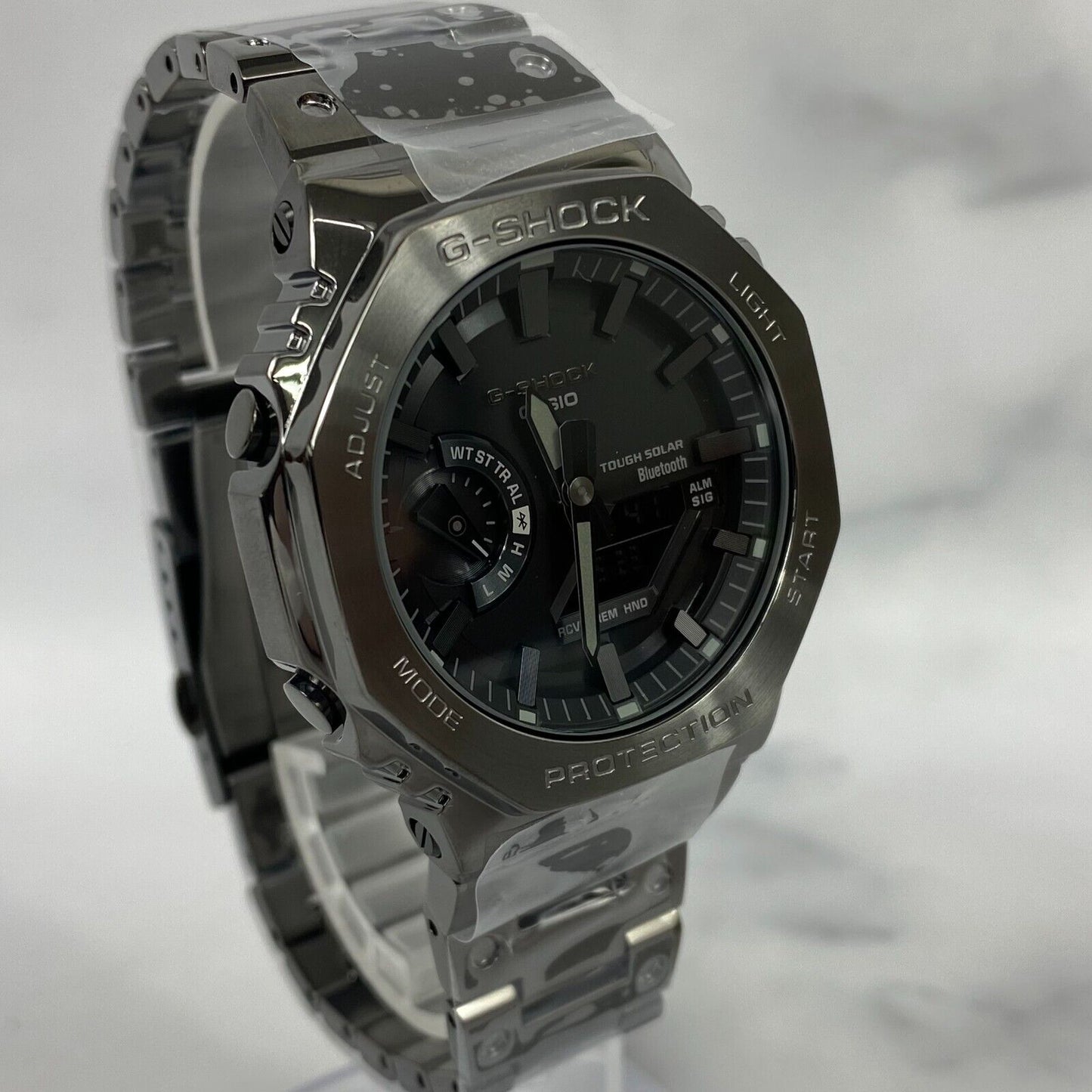 CASIO GM-B2100BD-1AJF G-SHOCK GA-2100 Series Metal Band Bluetooth New from Japan