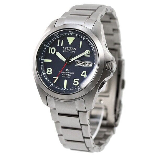 CITIZEN Promaster Land AT6080-53L Titanium Eco-Drive Solar Mens Watch New Japan