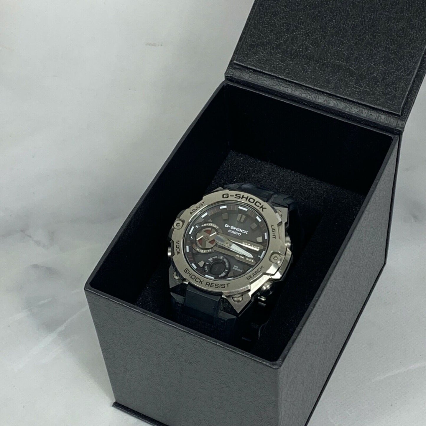 CASIO G-Shock G-Steel GST-B400-1A Bluetooth Solar Mens Watch With Box Excellent