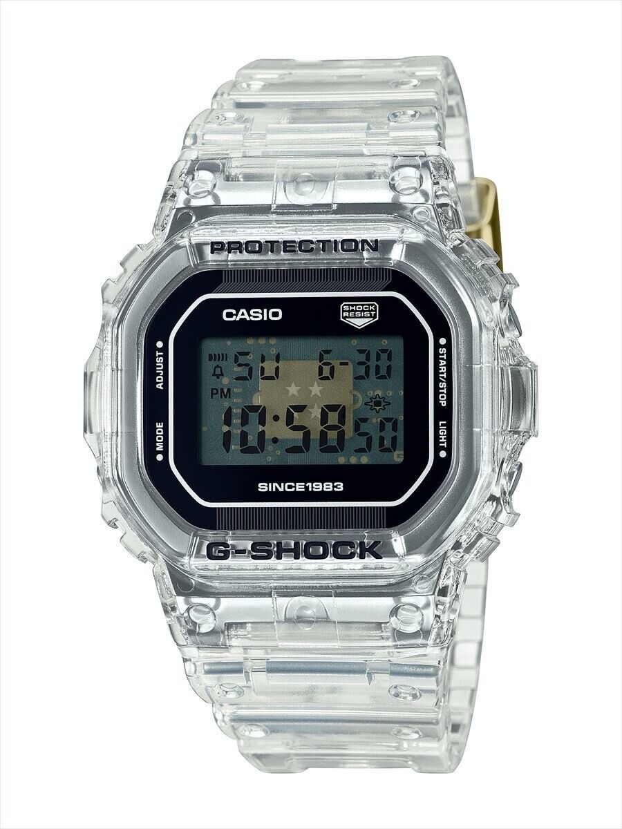 CASIO G-SHOCK DW-5040RX-7JR 40th CLEAR REMIX Digital Quartz Mens Watch New Japan