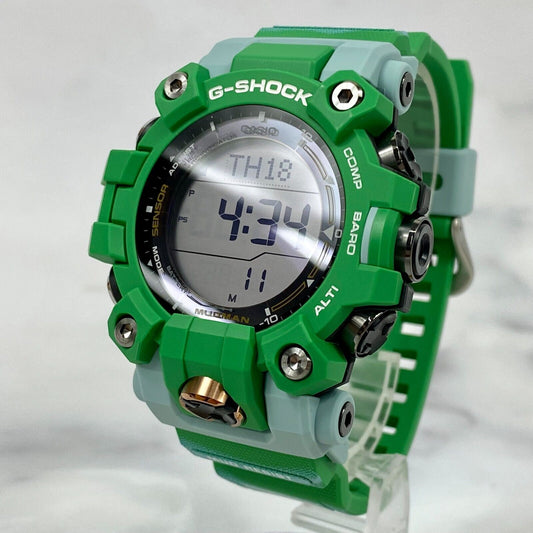 CASIO G-SHOCK Mudman GW-9500KJ-3JR EARTHWATCH Green Solar Mens Watch New Japan