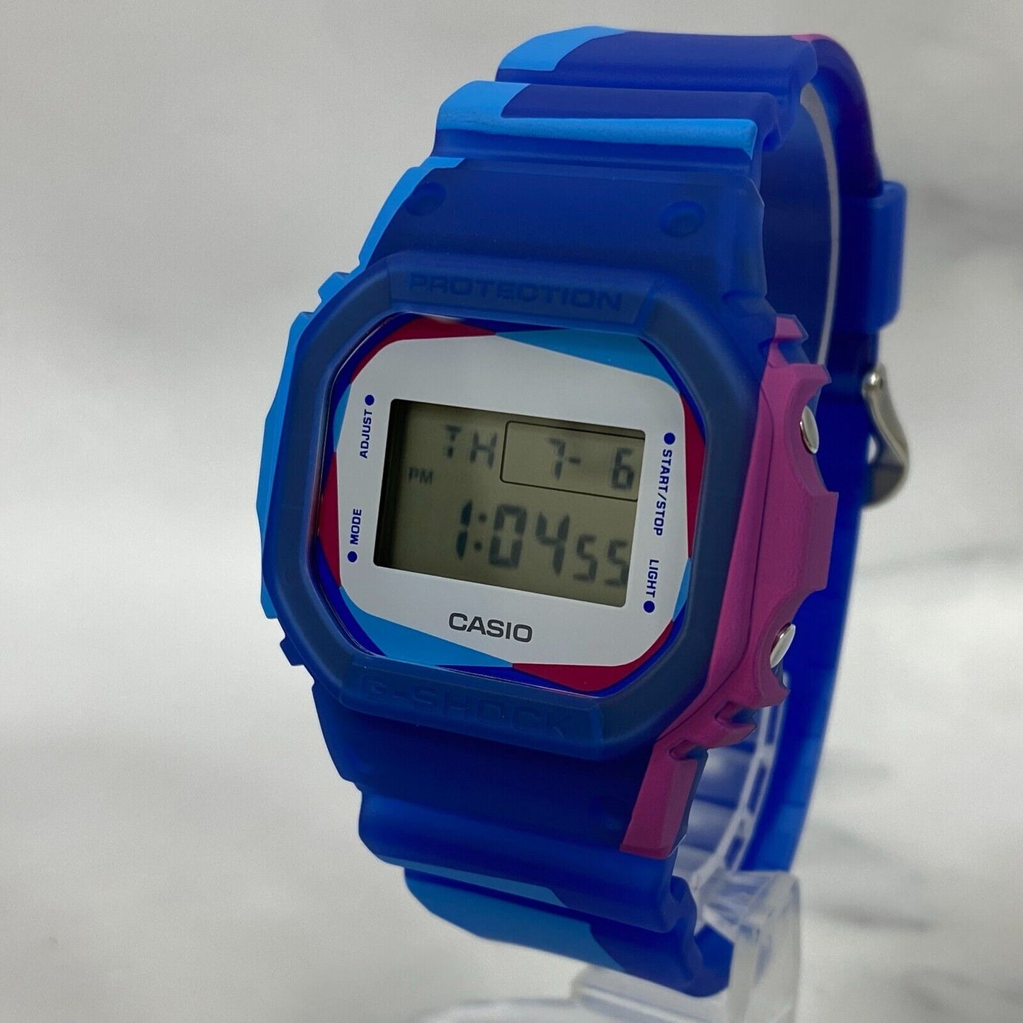 CASIO G-Shock DWE-5600PR-2JR Over Print Color Model Digital Mens Watch New