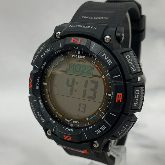 CASIO PRO TREK PRG-340-1JF Tough Solar Compass Outdoor Digital Men Watch New