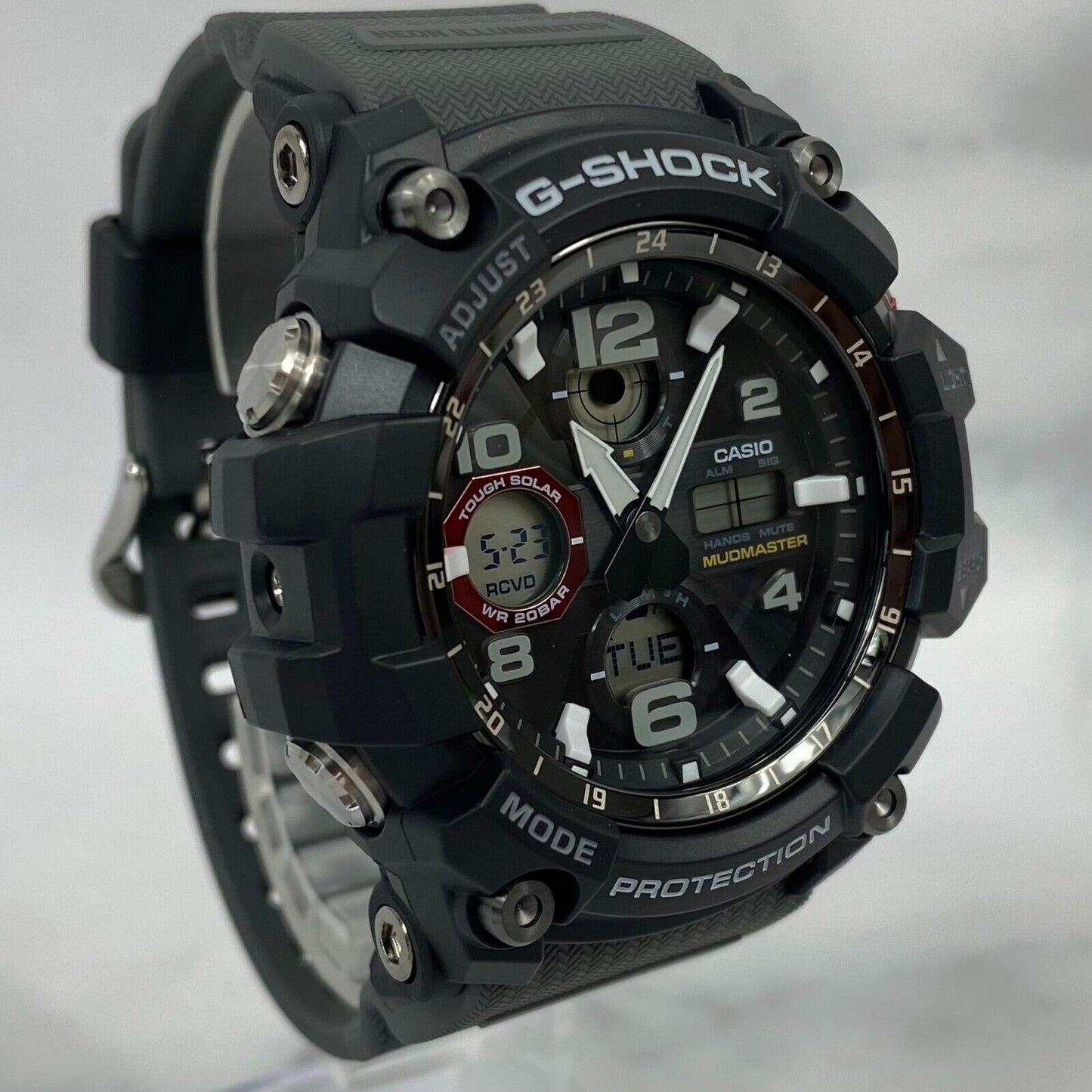 CASIO G-Shock MUDMASTER GWG-100-1A8JF Solar Radio Analog Digital Men Watch New