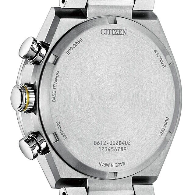 CITIZEN ATTESA CA0837-65L Titanium Analog Eco-Drive Solar Mens Watch New Japan