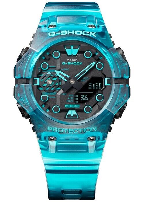 CASIO G-Shock GA-B001G-2AJF Blue Mobile Link Bluetooth Quartz Mens Watch New