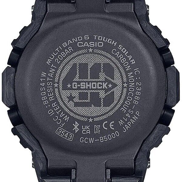 CASIO G-SHOCK 40th GCW-B5000UN-1JR Carbon Bluetooth Solar Mens Watch New Japan