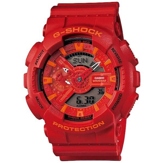 CASIO G-Shock GA-110AC-4AJF GA-110 Red Analog Digital Quartz Mens Watch New