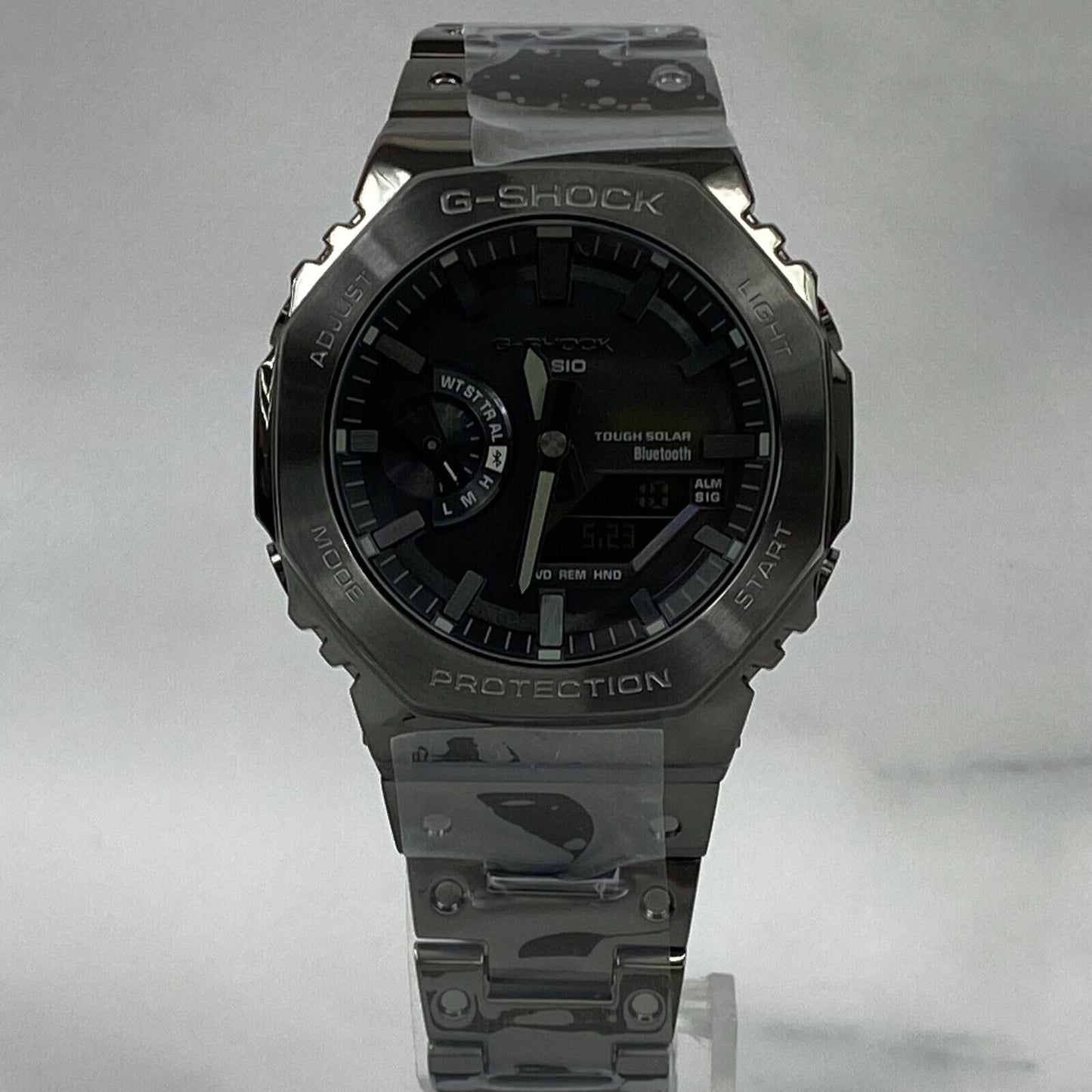 CASIO GM-B2100BD-1AJF G-SHOCK GA-2100 Series Metal Band Bluetooth New from Japan