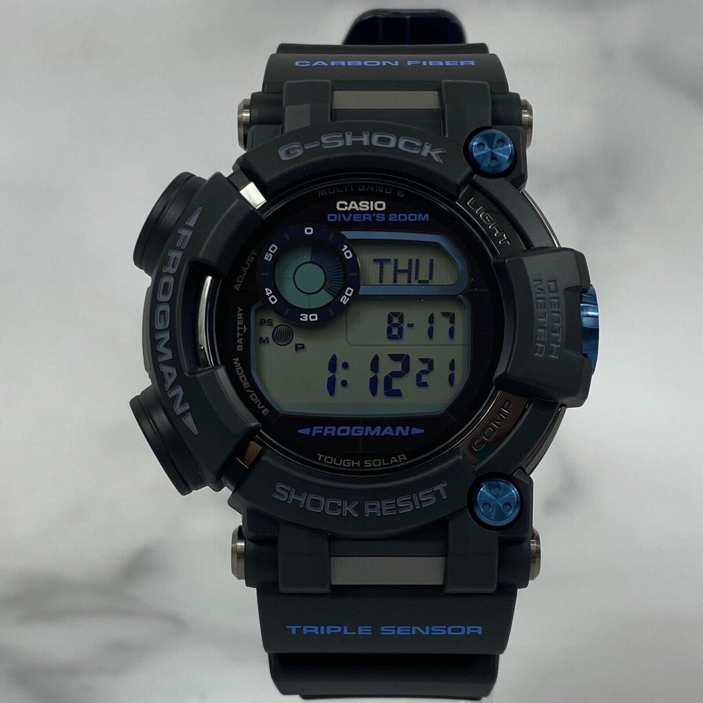 CASIO G-Shock FROGMAN GWF-D1000B-1JF Atomic Radio Solar Digital Mens Watch New