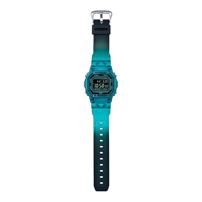 CASIO G-SHOCK DW-B5600G-2JF Blue Skelton Bluetooth Quartz Mens Watch New Japan