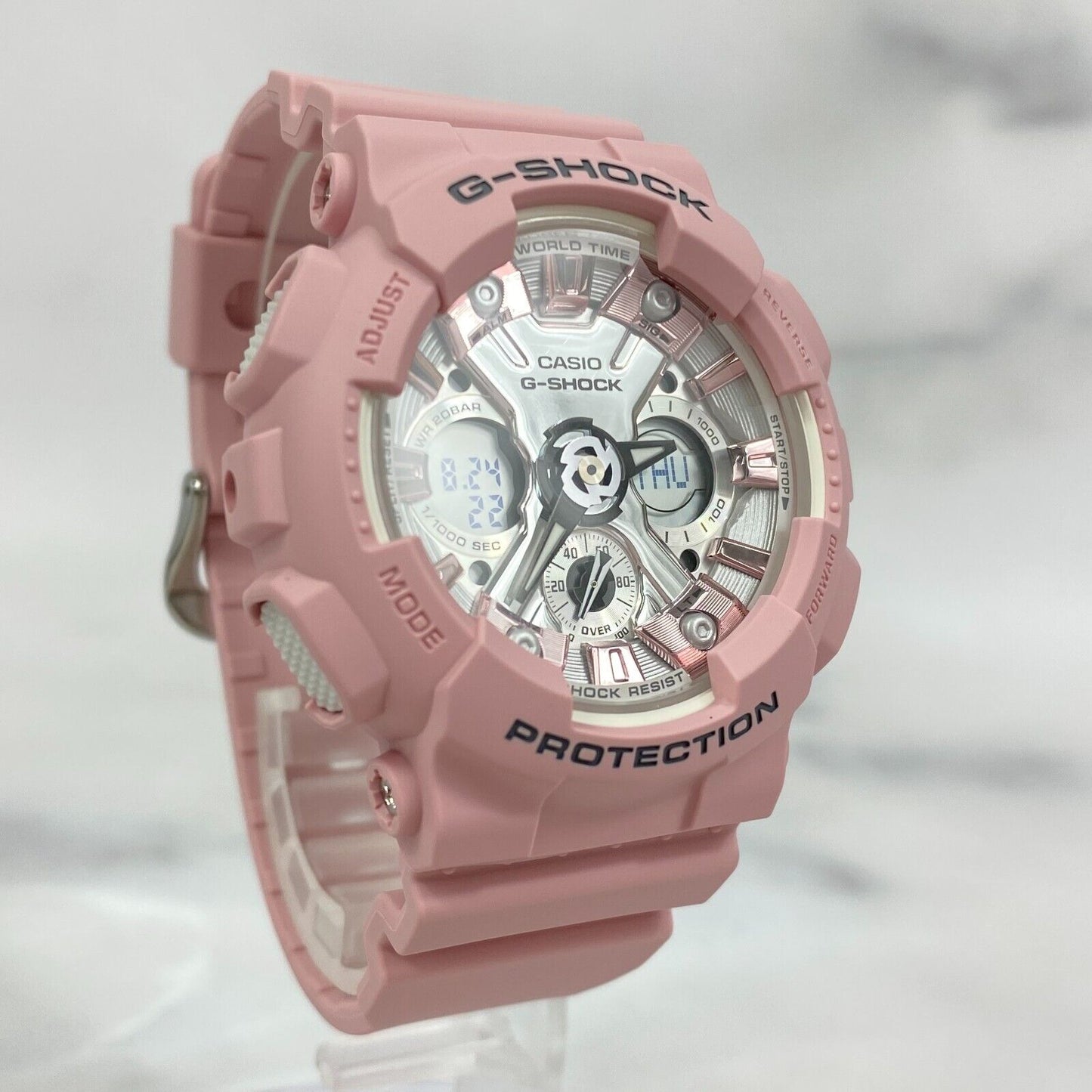 CASIO G-Shock GMA-S120NP-4A Pink Analog Digital Quartz 200M Womens Watch New