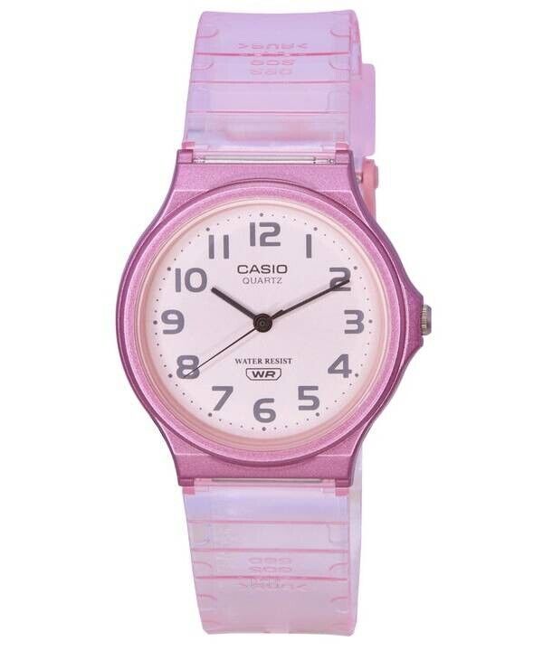 CASIO Collection POP MQ-24S-4BJF Pink Clear Analog Quartz Unisex Watch New Japan