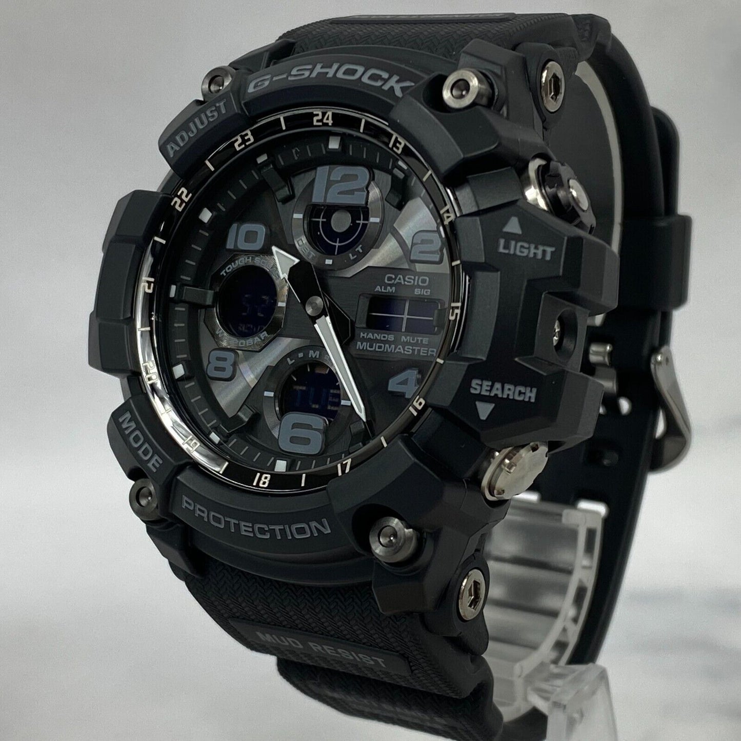 CASIO G-Shock MUDMASTER GWG-100-1AJF Solar Radio Analog Digital Men Watch New