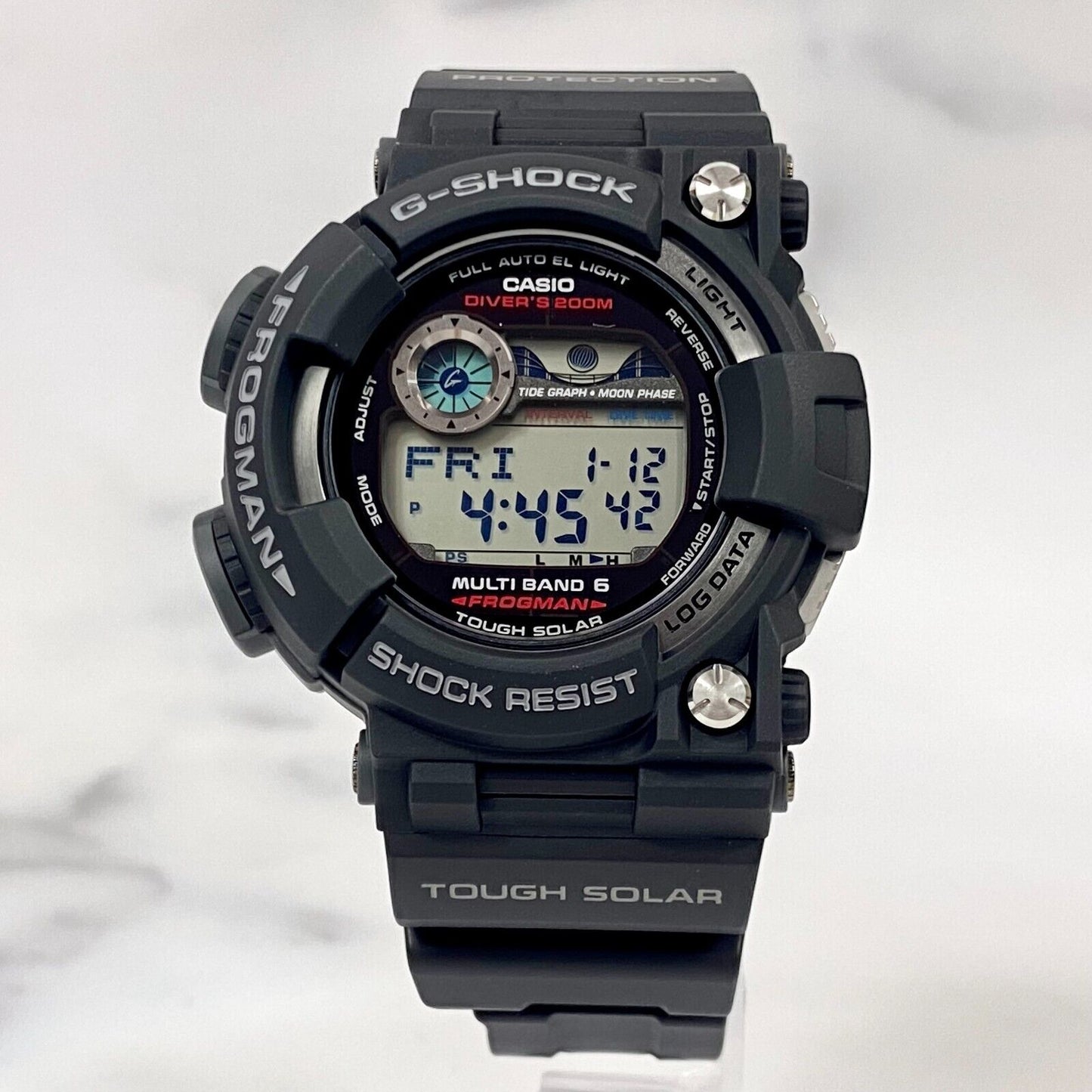 CASIO G-SHOCK FROGMAN GWF-1000-1JF Tough Solar Multiband6 Mens Watch New Japan