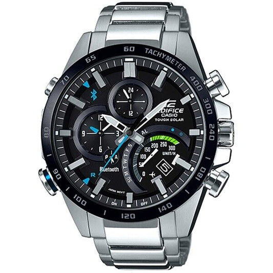 CASIO EDIFICE EQB-501XDB-1AJF Bluetooth Tachymeter Solar Mens Watch New Japan