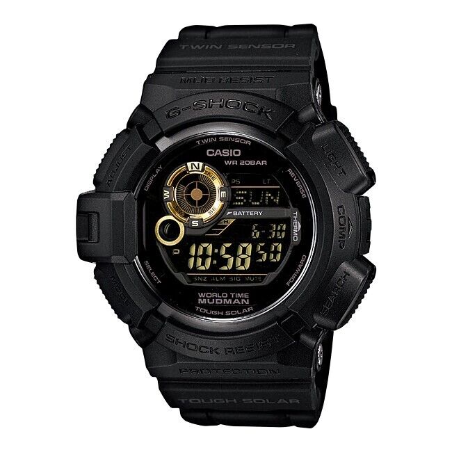 Casio G-Shock Mudman G-9300GB-1 G9300GB-1 Mens Watch 200M Black New From Japan