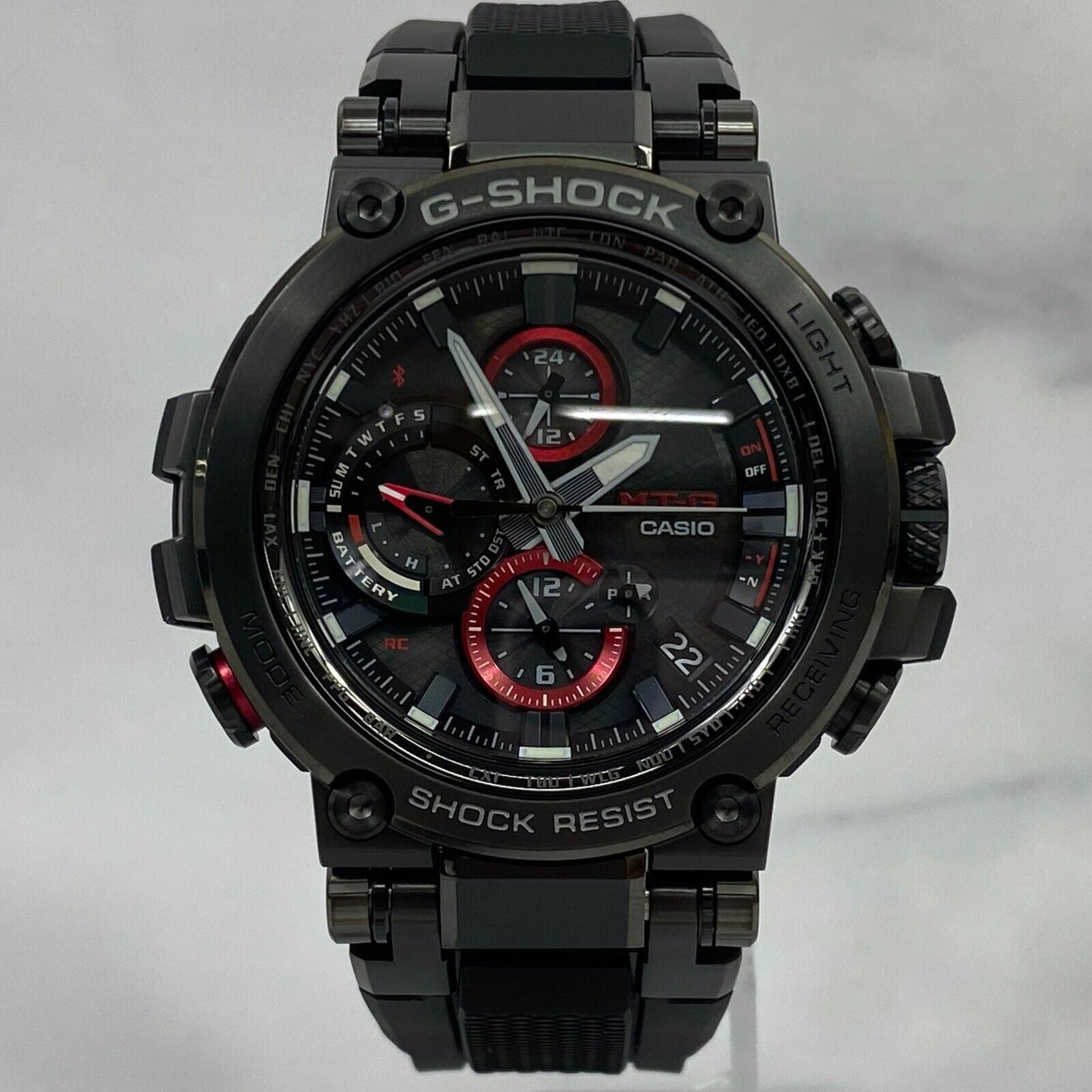 CASIO G-SHOCK MT-G B1000B-1AJF Smartphone Link Bluetooth Mens Watch New Japan