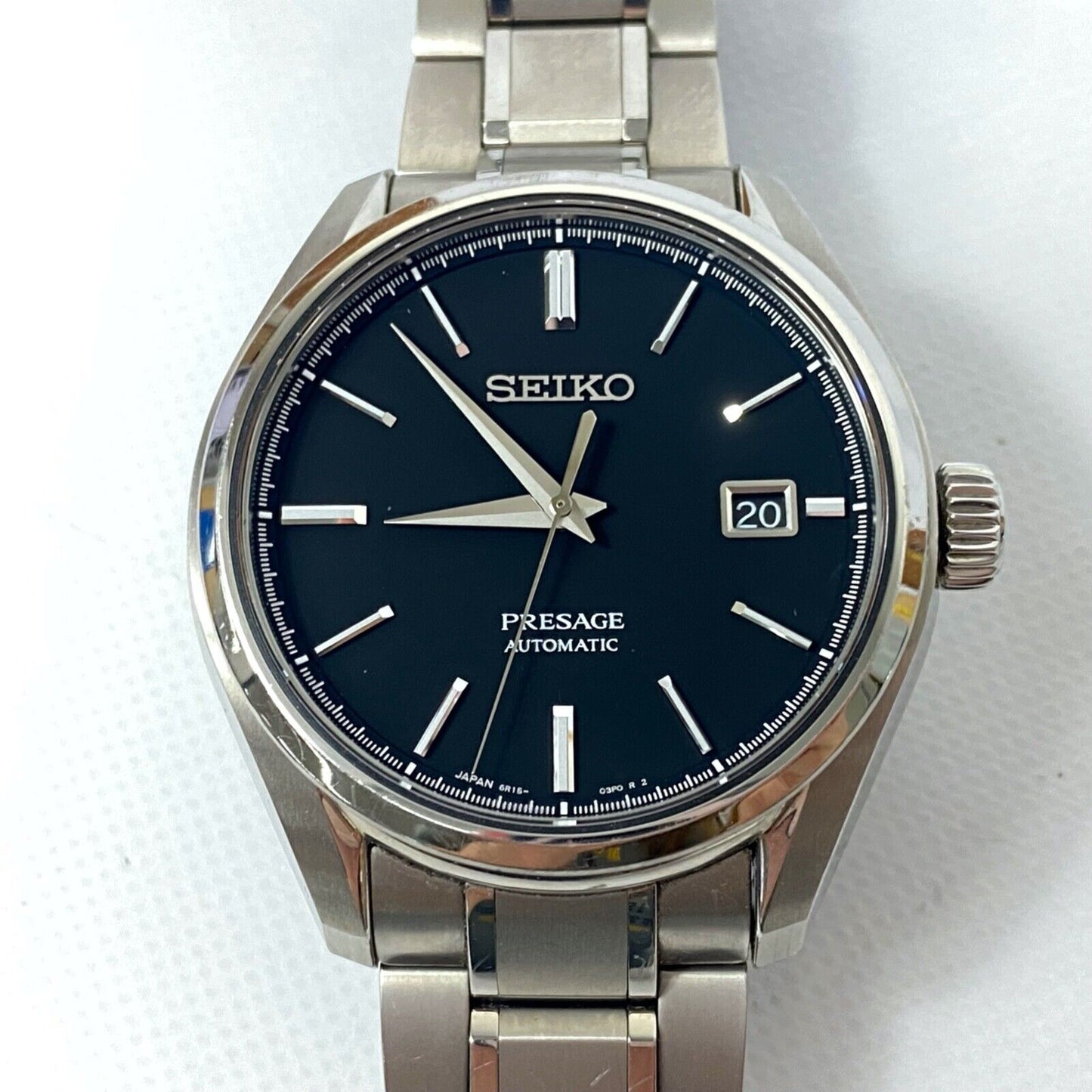 SEIKO PRESAGE 6R15-04A0 SARX057 Automatic 23J Date Mens Watch Vintage Excellent