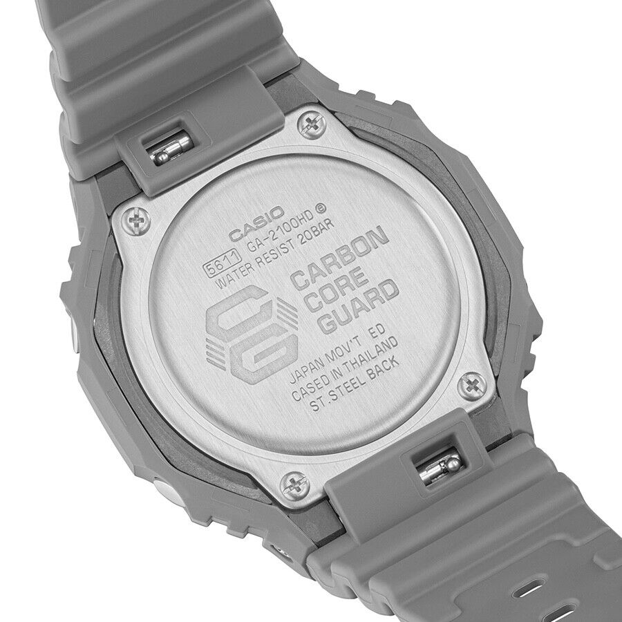 CASIO G-SHOCK HIDDEN GLOW GA-2100HD-8AJF Ana/Digi Quartz Mens Watch New Japan