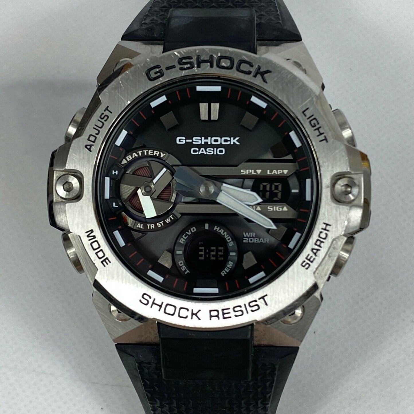 CASIO G-Shock G-Steel GST-B400-1A Bluetooth Solar Mens Watch With Box Excellent