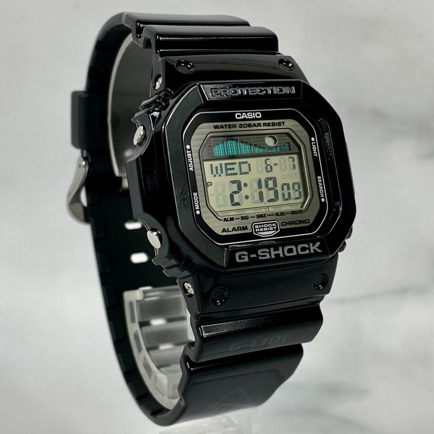 CASIO G-Shock G-LIDE GLX-5600-1JF 5600 Black EL 200M Digital Mens Watch New