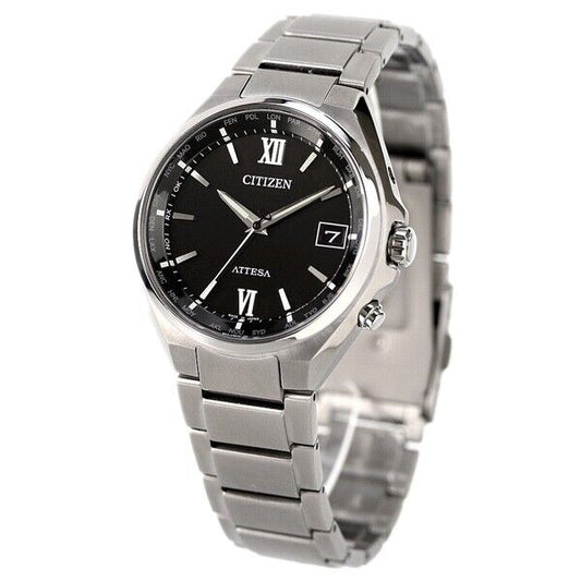 CITIZEN ATTESA CB1120-50G Analog Titanium Eco-Drive Solar Mens Watch New Japan