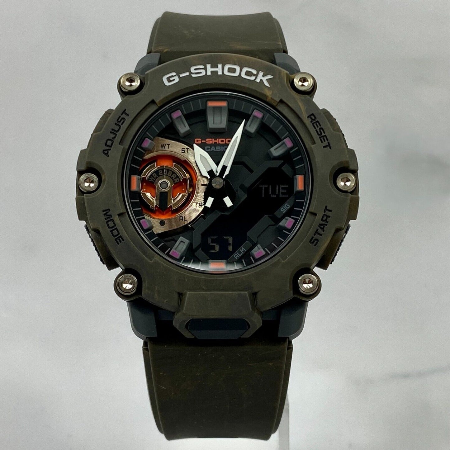 CASIO G-Shock GA-2200MFR-5AJF Black Brown Carbon Analog Digital Mens Watch New