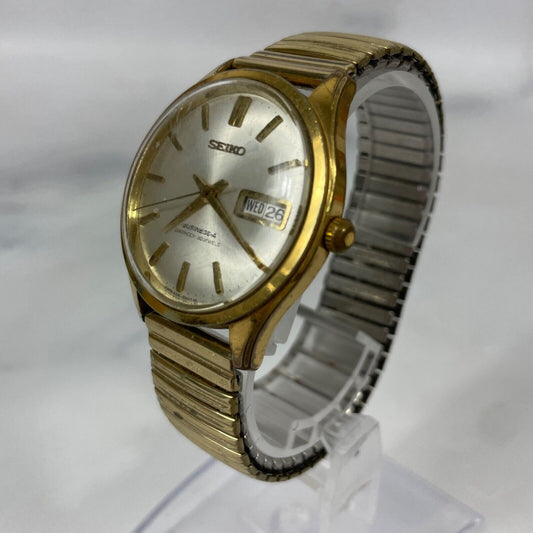 SEIKO BUSINESS A DiaShock 8306-8001 30J Automatic Mens Watch Vintage Excellent