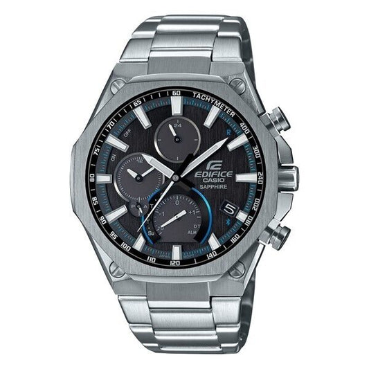 CASIO EDIFICE EQB-1100YD-1AJF Black Mobile Link Bluetooth Solar Mens Watch New