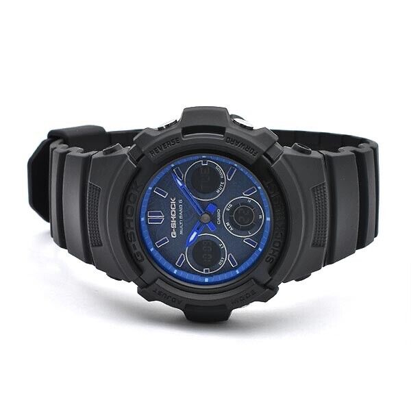 CASIO G-SHOCK AWG-M100SBP-1AJF Blue Analog/Digital Solar Mens Watch New Japan