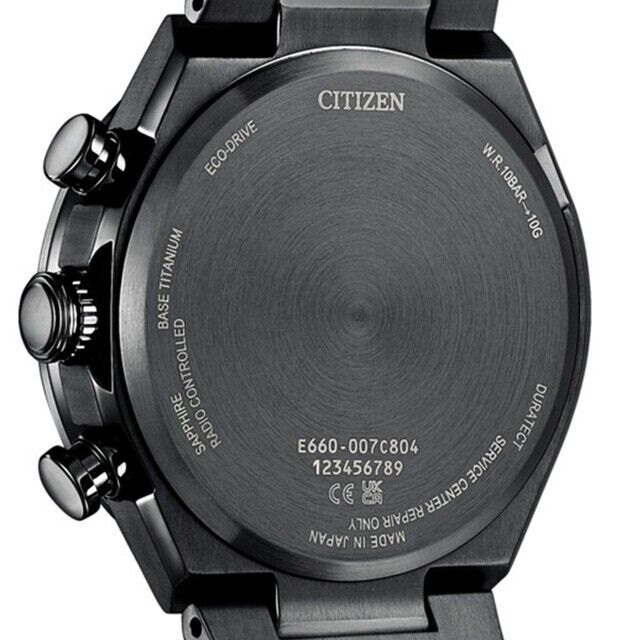 CITIZEN ATTESA ACT Line CB5967-66L Titanium Eco-Drive Solar Mens Watch New Japan