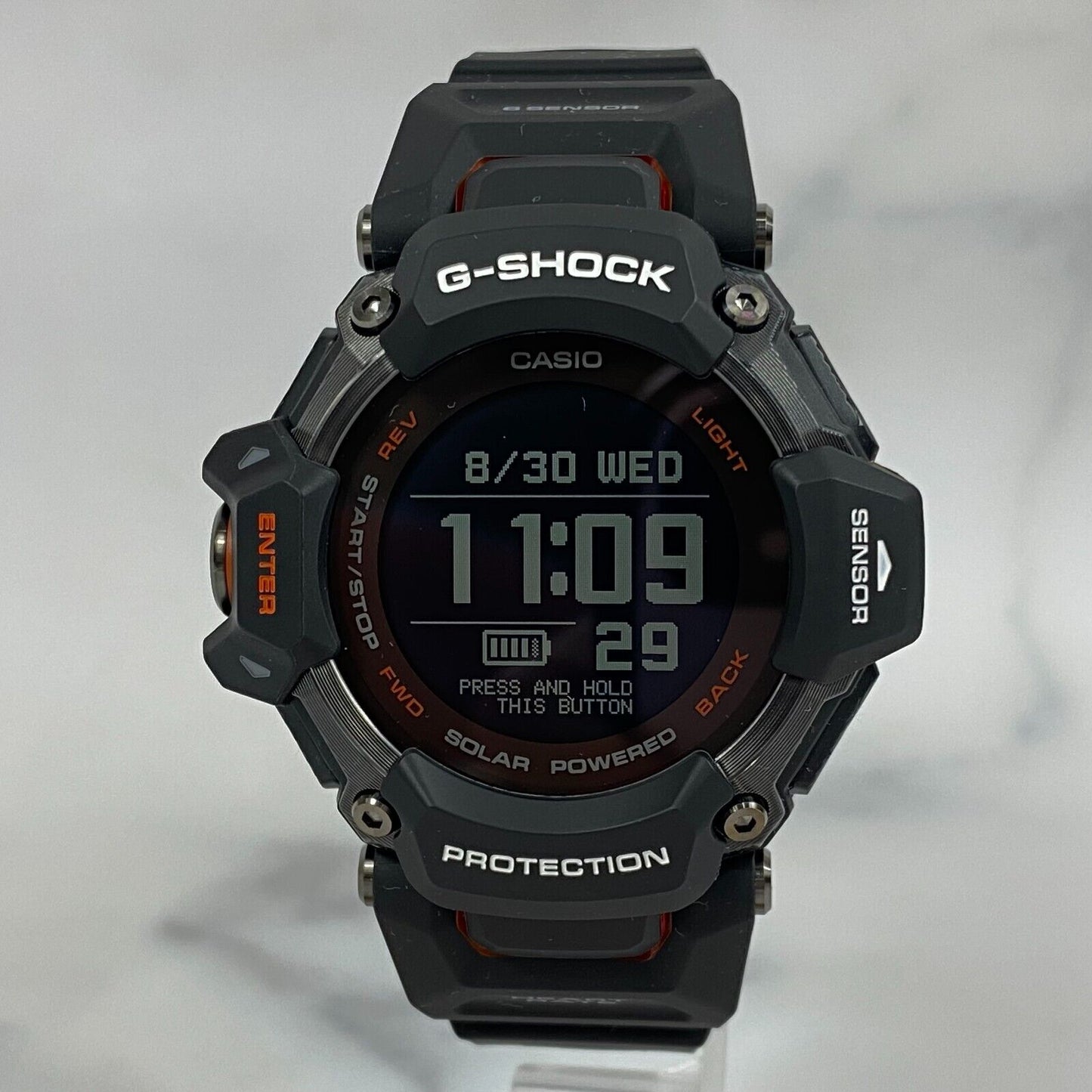 CASIO G-Shock GBD-H2000-1AJR G-SQUAD Sport GPS Bluetooth Digital Mens Watch New