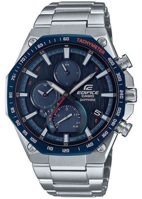 CASIO EDIFICE EQB-1100XYDB-2AJF Blue Bluetooth Tough Solar Mens Watch New Japan