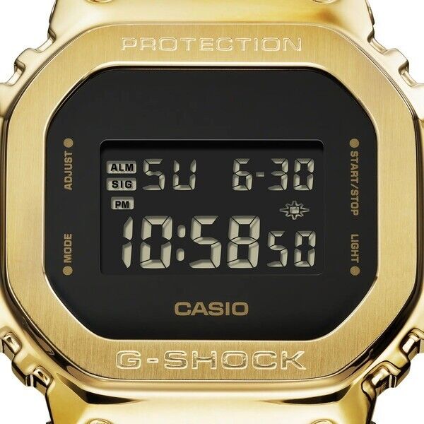 CASiO G-Shock GM-5600G-9JF Quartz Digital Gold Black 2022s 200M Mens Watch New