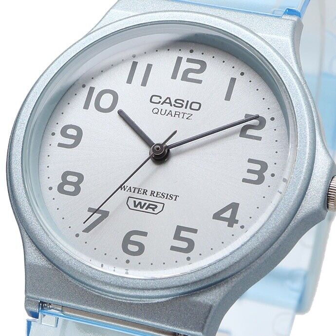 CASIO Collection MQ-24S-2BJF Skelton Blue Analog Quartz Womens Watch New Japan