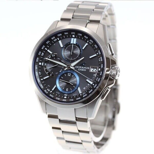 CASIO OCEANUS CLASSIC OCW-T2600-1AJF Titanium Analog Solar Mens Watch New Japan