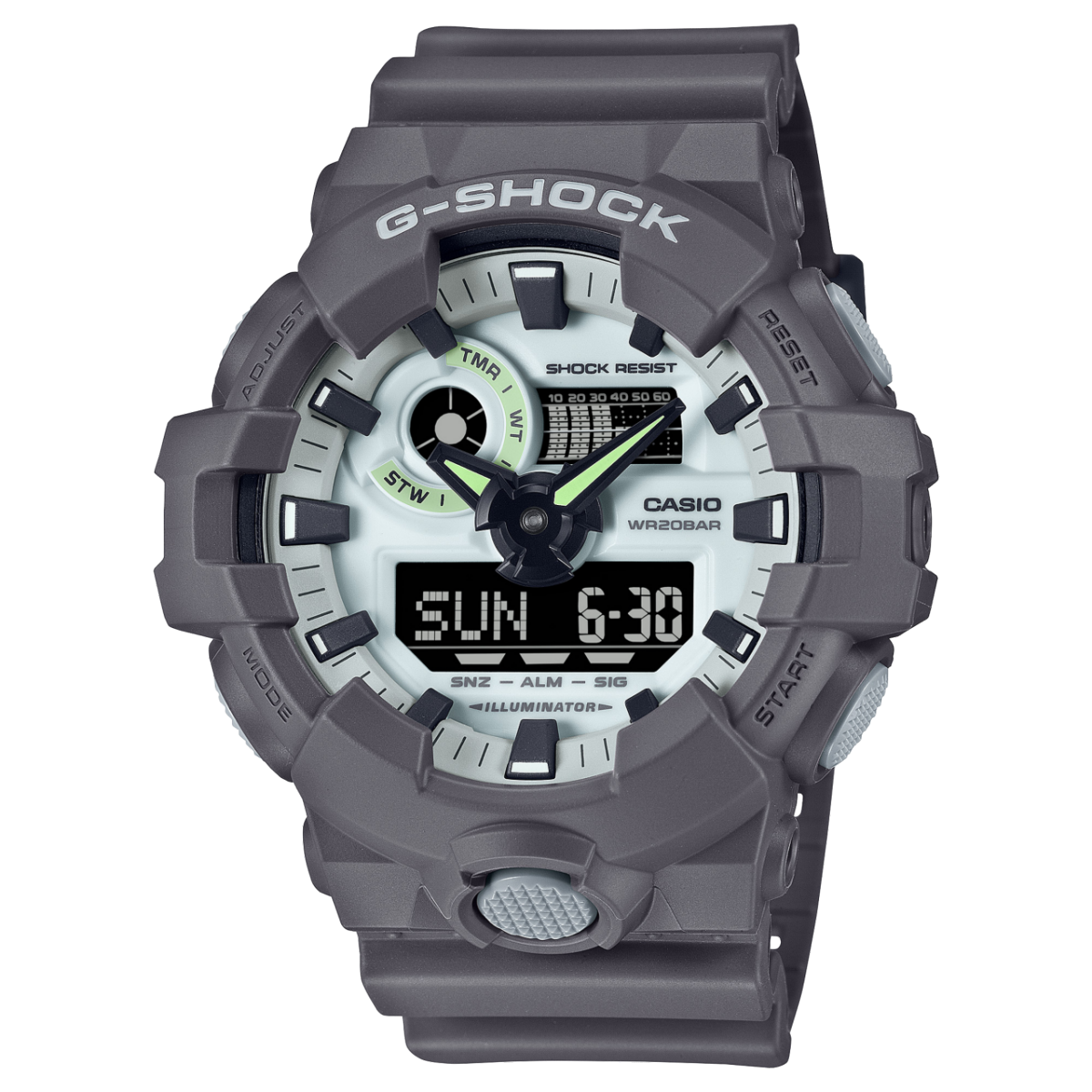 CASIO G-SHOCK HIDDEN GLOW Series GA-700HD-8AJF Quartz Mens Watch New Japan