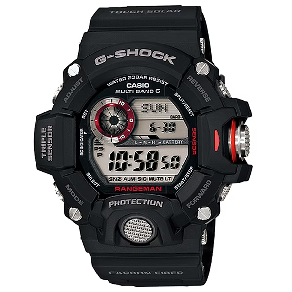 Casio G-Shock GW-9400J-1JF Master of G RANGEMAN Radio Solar Mens Watch New