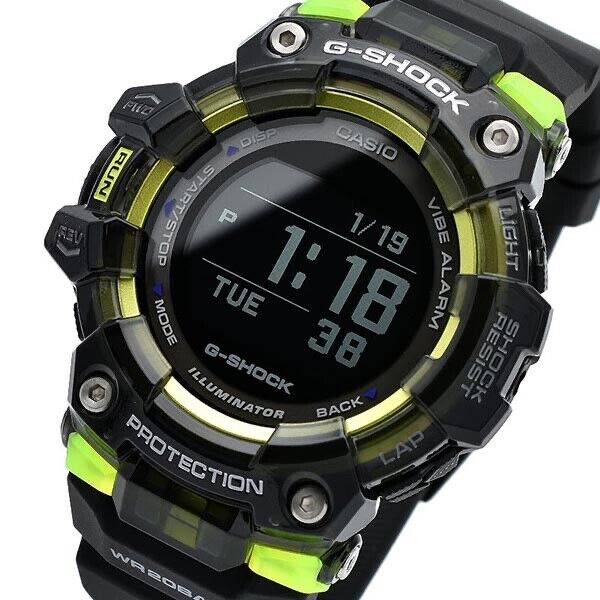 CASIO G-SHOCK G-SQAUD GBD-100SM-1JF Bluetooth Digi Quartz Mens Watch New Japan