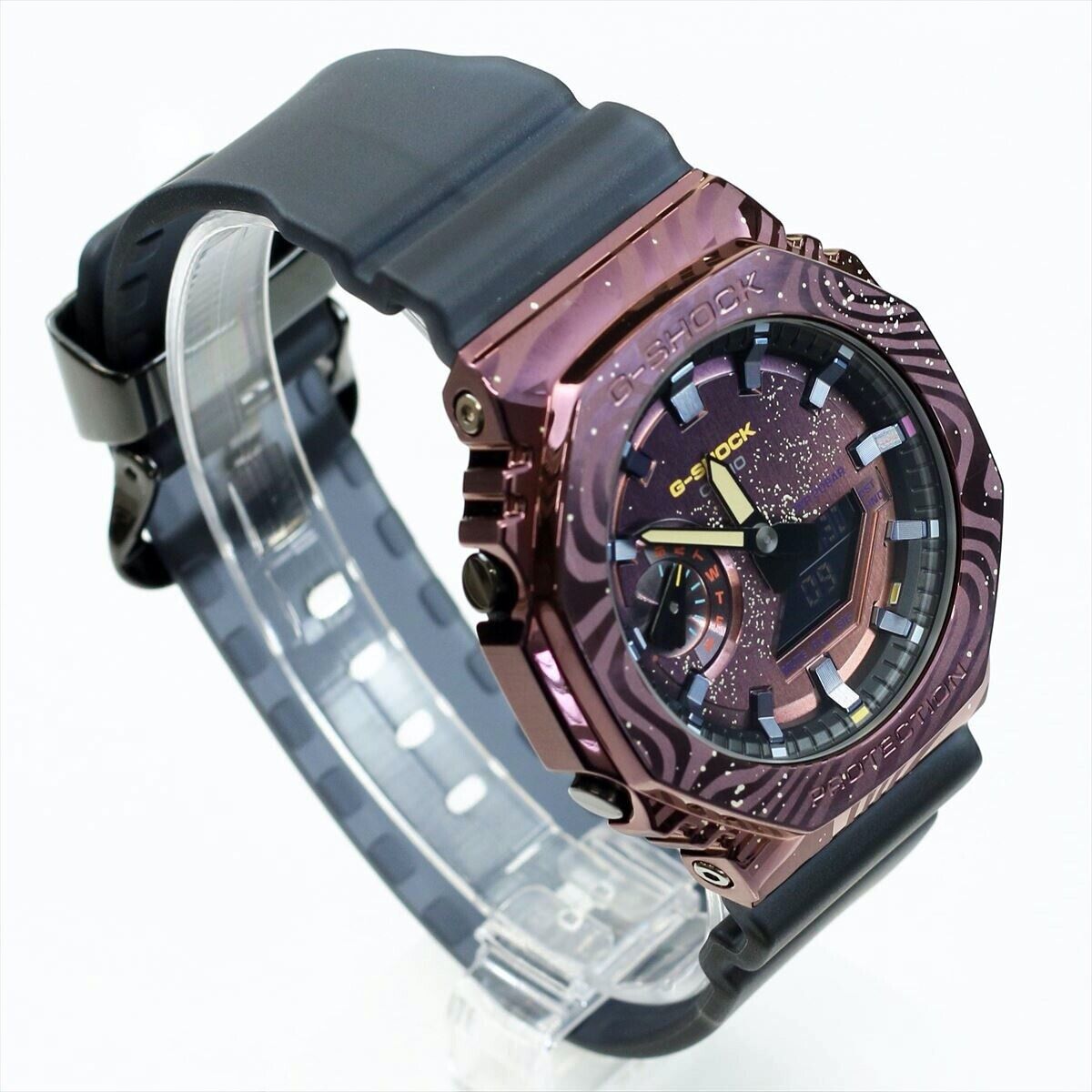 CASIO G-SHOCK GM-2100MWG-1AJR MilkyWay Purple Metal Quartz Mens Watch New Japan