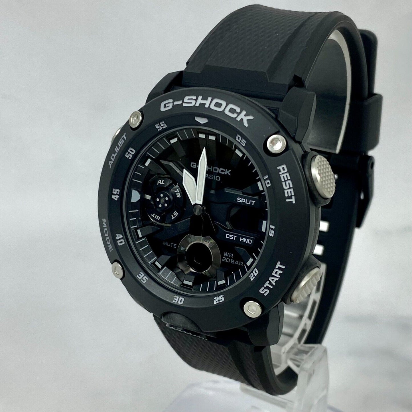 CASIO G-Shock GA-2000S-1AJF GA-2000 200M Carbon Core Guard Black Mens Watch New