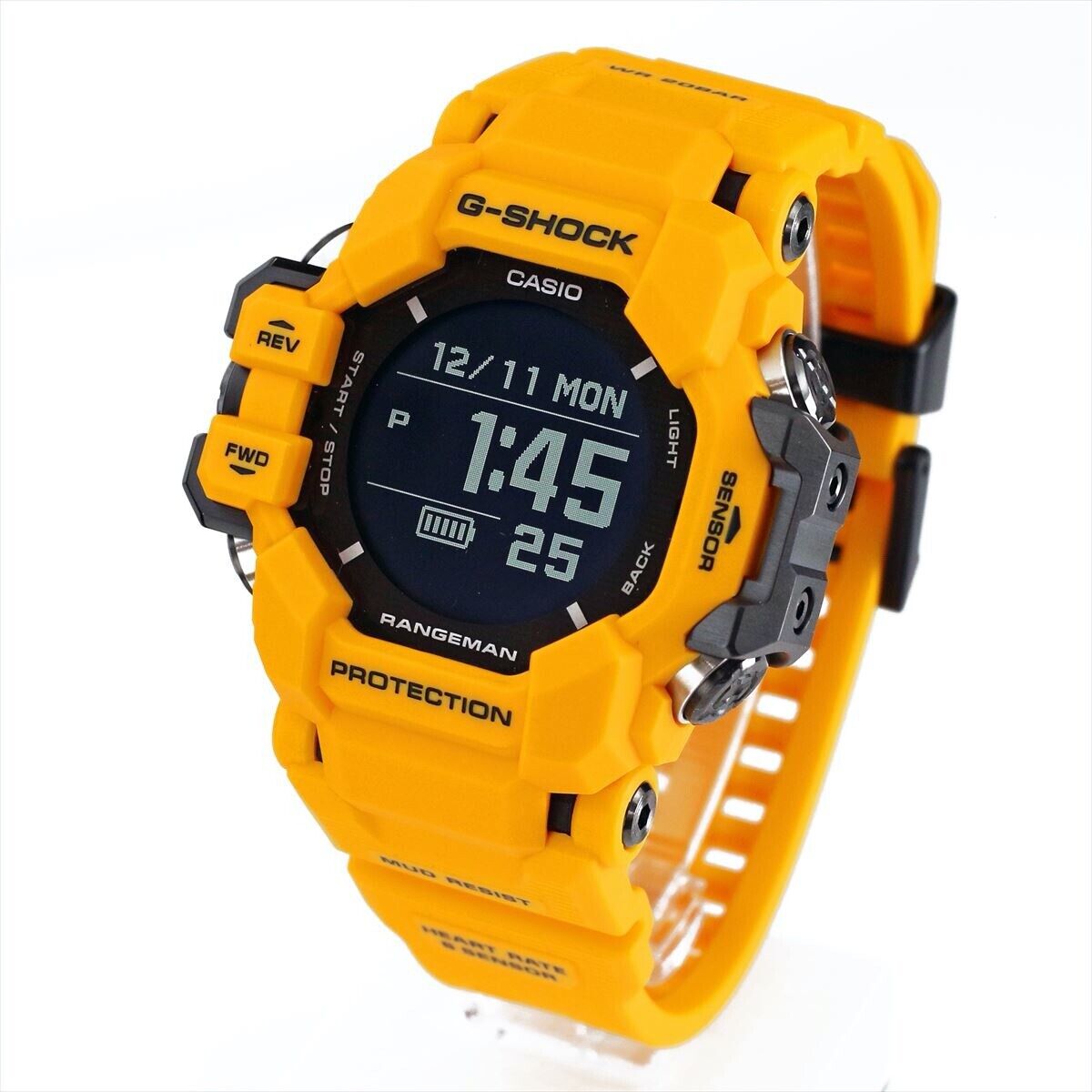 CASIO RANGEMAN GPR-H1000-9JR Heart Rate GPS Bluetooth Solar Mens Watch New Japan