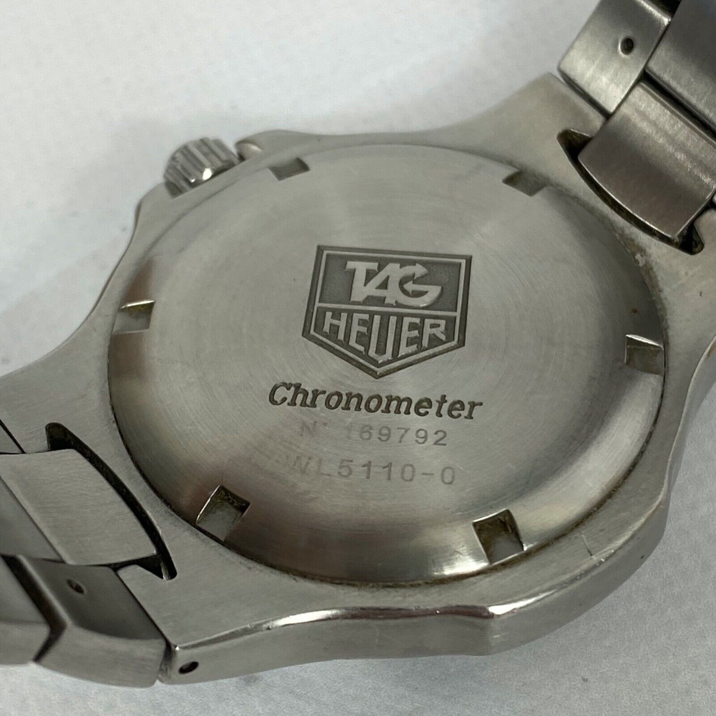 TAG HEUER Chronometer 200 Meter WL5110 Kirium Date Mens Watch Vintage Excellent