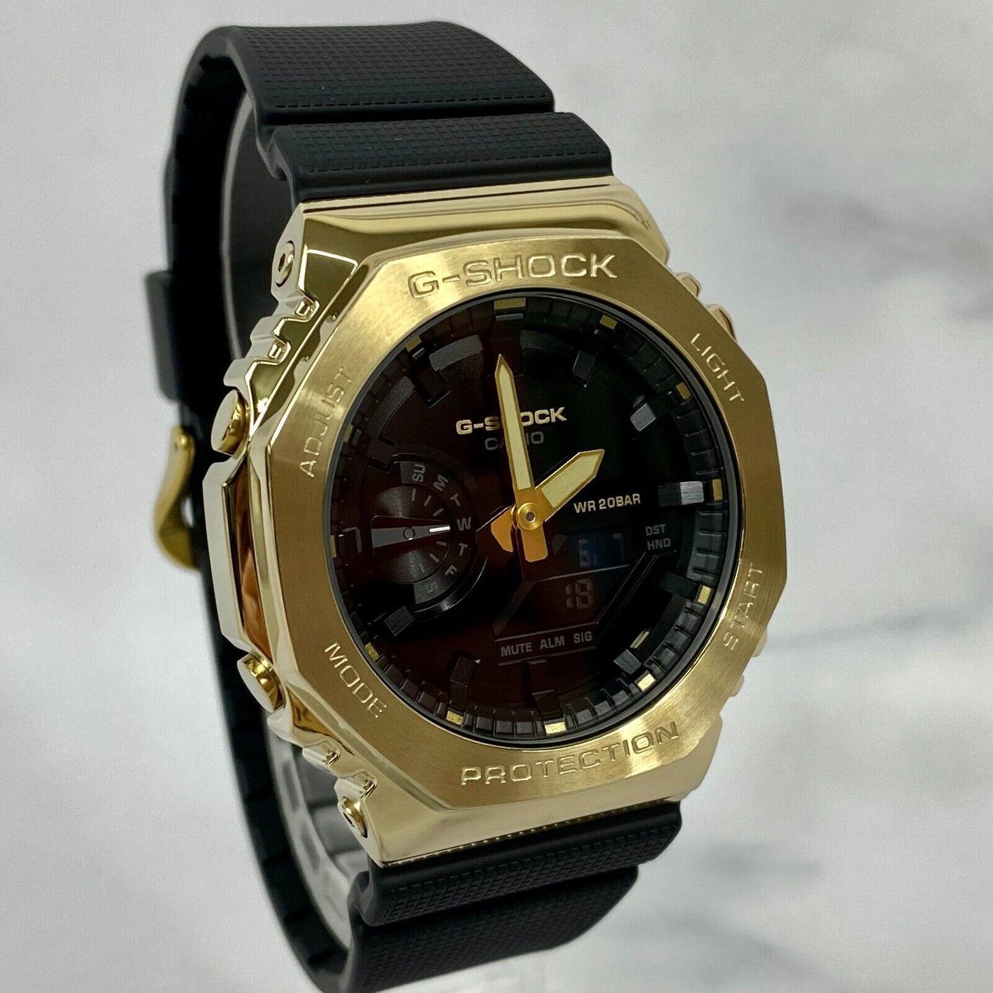 CASIO G-Shock GM-2100G-1A9JF GM-2100G Analog-Digital Gold Plated Mens Watch New