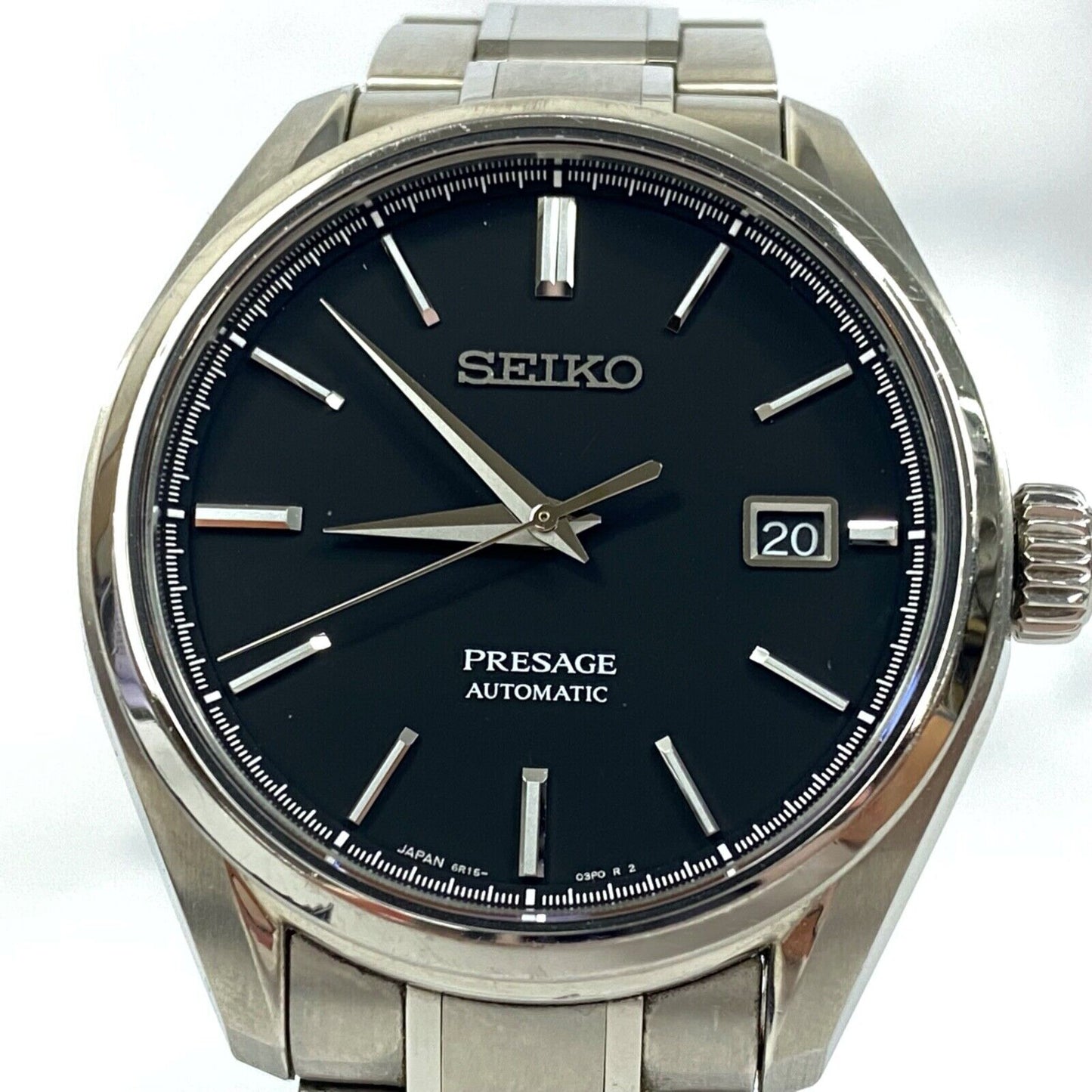 SEIKO PRESAGE 6R15-04A0 SARX057 Automatic 23J Date Mens Watch Vintage Excellent