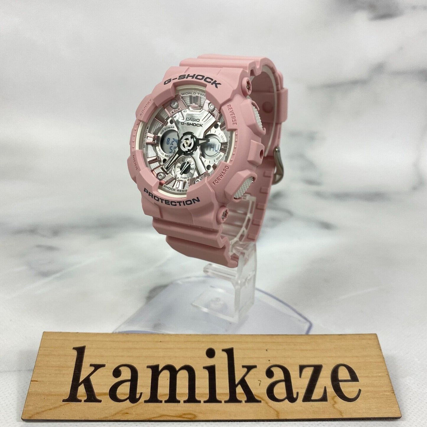 CASIO G-Shock GMA-S120NP-4A Pink Analog Digital Quartz 200M Womens Watch New